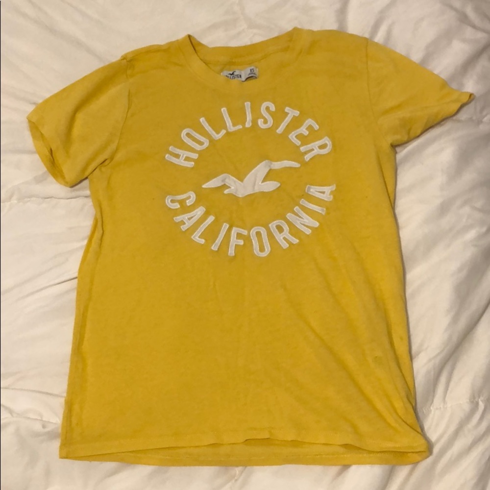Yellow Hollister shirt
